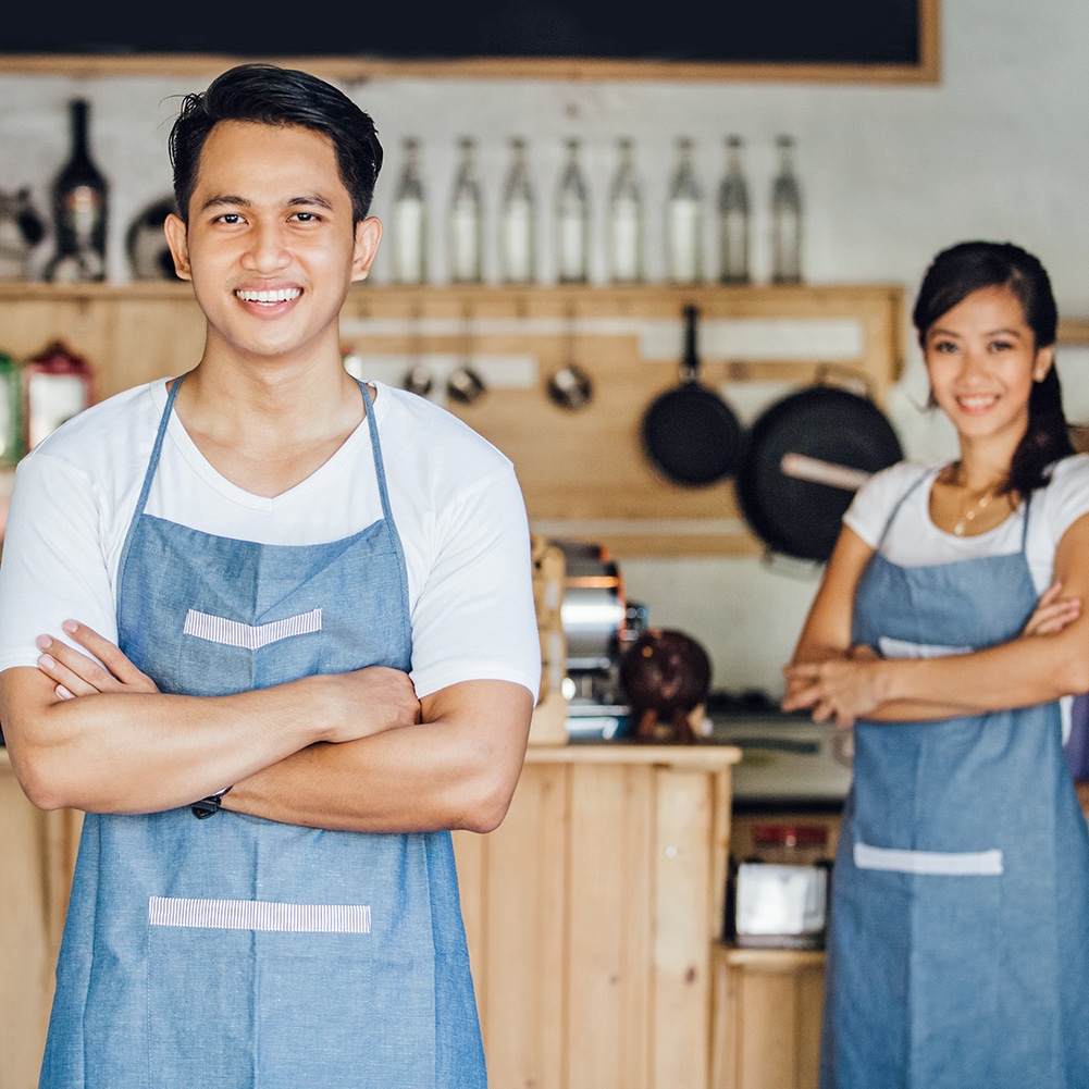 asian hospitality staff