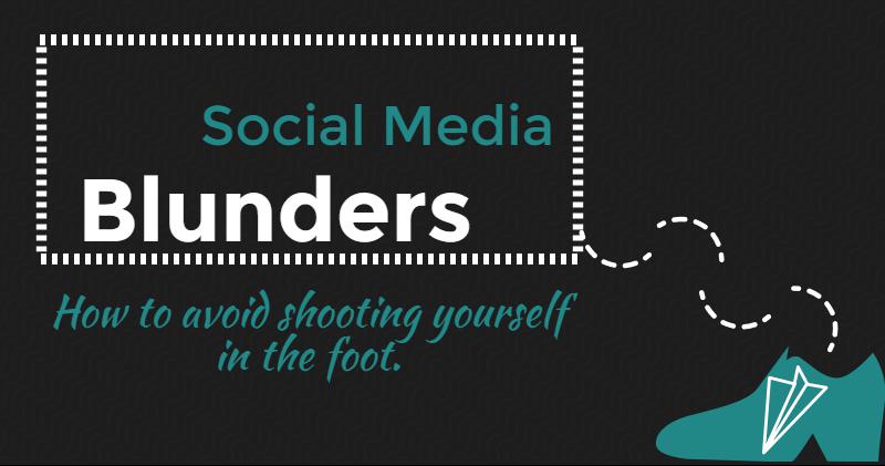 social media blunders