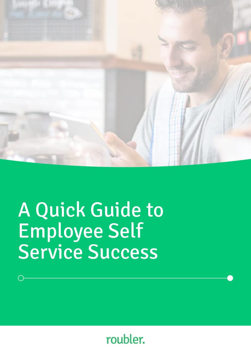 Cover of the Quick Guide to Employee Self Service Success' guide